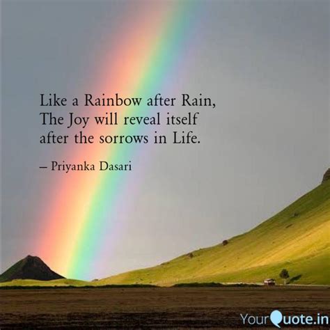 rainbow after the rain quote